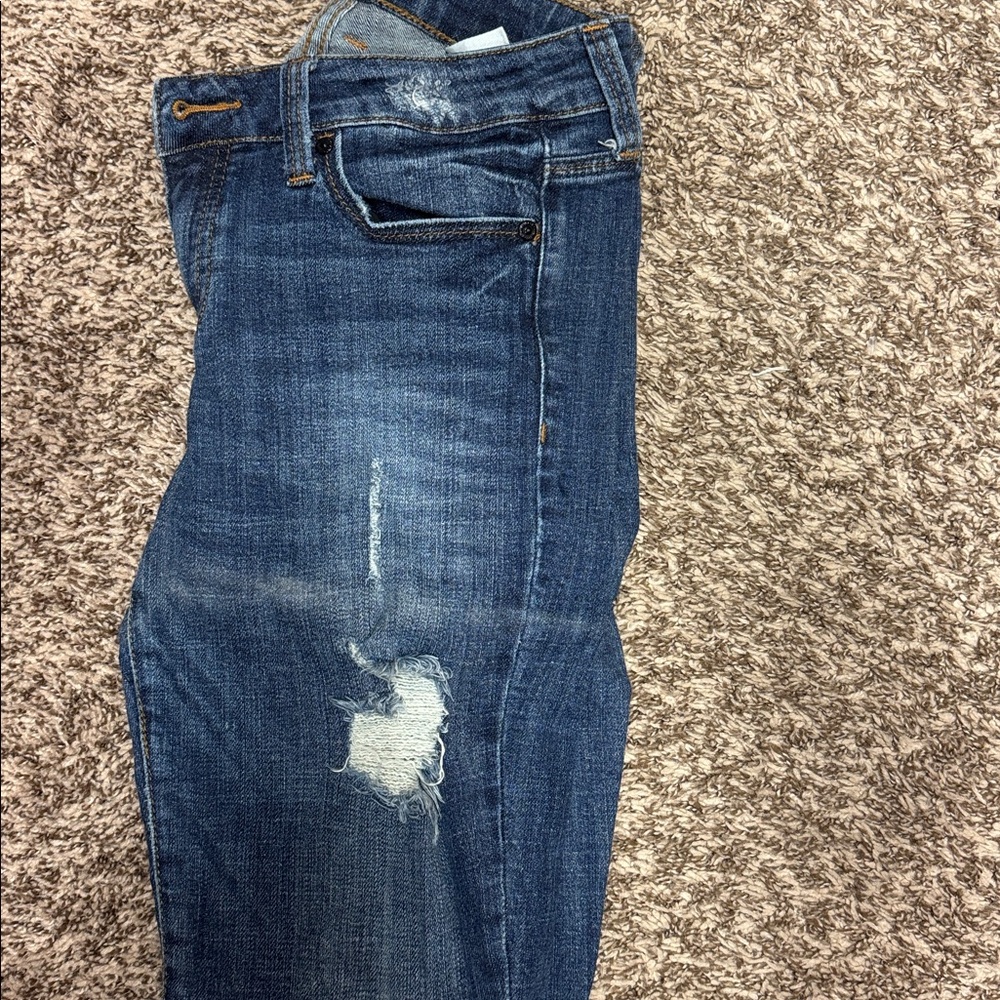 Eunina Dark Blue Skinny Jeans